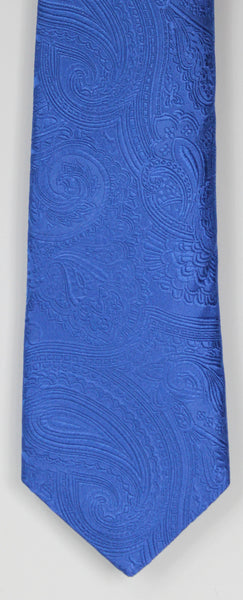 SERICA SILK BLUE PAISLEY TIE