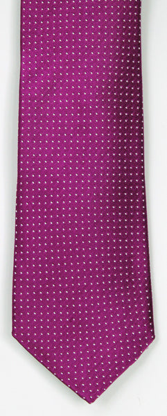 SERICA SILK MID PURPLE POLKA DOT TIE