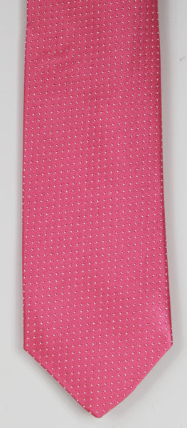 SERICA SILK PINK POLKA DOT TIE