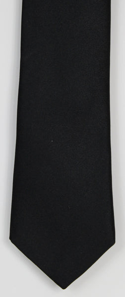 SERICA SILK BLACK TIE