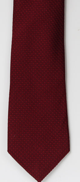 SERICA SILK BURGUNDY TEXTURED TIE