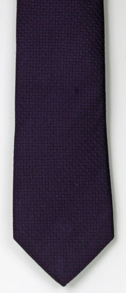 SERICA SILK PURPLE TEXTURED TIE