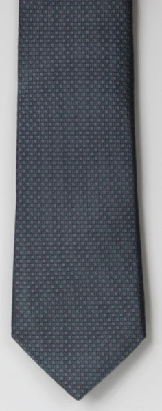 SERICA SILK GREY TEXTURED TIE