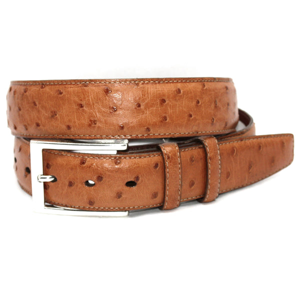 Quilled Ostrich Saddle 35mm Belt