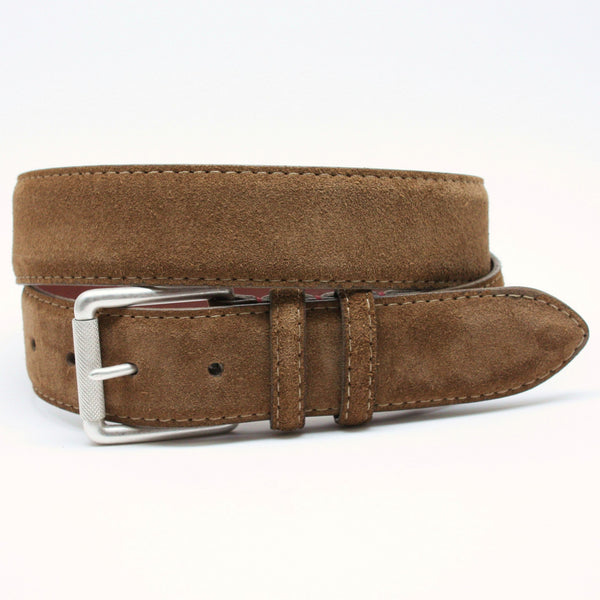 European Sueded Calfskin Whiskey 38mm Belt