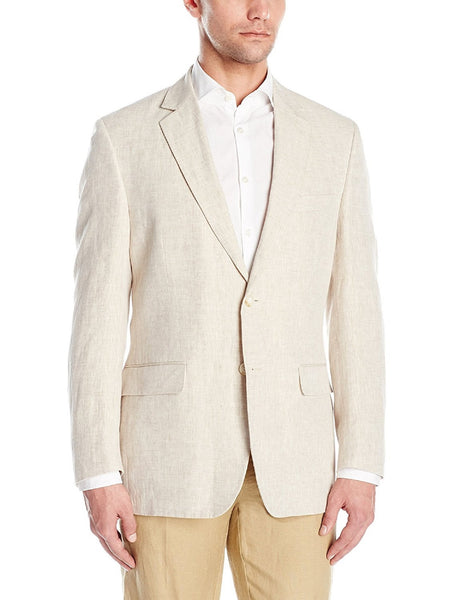 Palm Beach Brock Natural Linen Coat Big and Tall