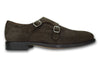 CHARLESTON DOUBLE MONK WELL BRED BROWN SUEDE