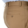 Palm Beach 100% Wool Gabardine Caramel Pleated Pant
