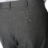 Palm Beach Wool/Poly Md Grey Flat Front Expander Pant