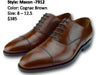 MACON OXFORD CAP TOE COGNAC BROWN