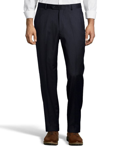 Palm Beach 100% Wool Navy Plain Front Suit Pant