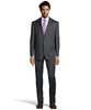 Palm Beach 100% Wool Grey Stripe Suit Jacket