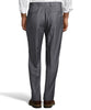Palm Beach 100% Wool Grey Sharkskin Plain Front Suit Pant