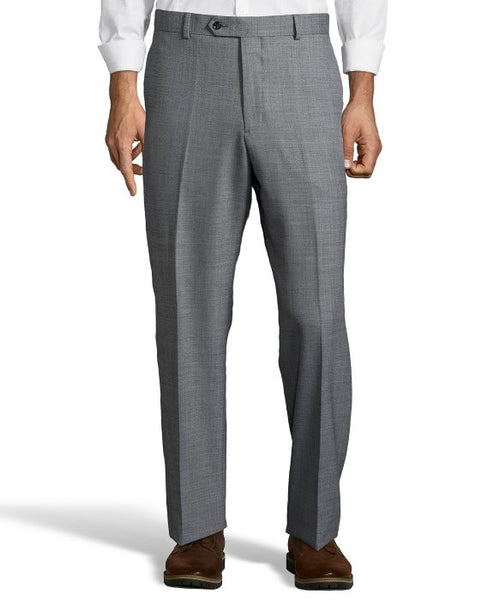 Palm Beach Chairman Grey Sharkskin Plain Front Pant