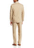 Palm Beach Boone Khaki Poplin Two-Button Center-Vent Suit