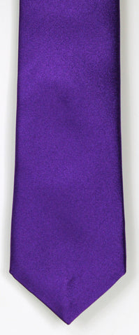 SERICA SILK PURPLE TIE