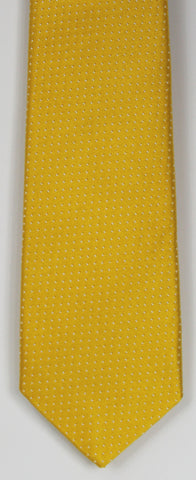 SERICA SILK YELLOW POLKA DOT TIE