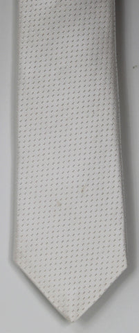 SERICA SILK MID GREY POLKA DOT TIE