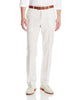 Palm Beach 'Original' Tan/White Seersucker Flat Front Pant