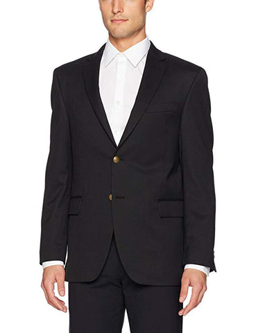 PALM BEACH WOOL PERFORMANCE BLACK BLAZER