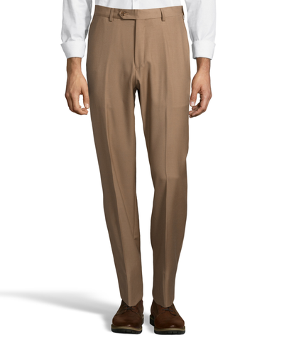 Palm Beach Executive Camel Plain Front Expander Pant