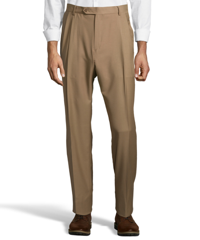 Palm Beach Executive Camel Pleat Expander Pant