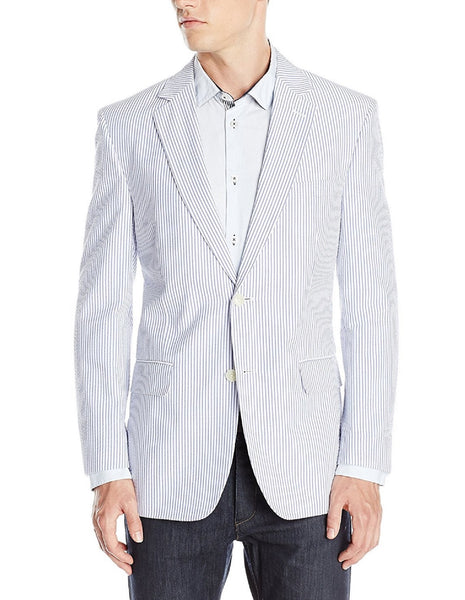 Palm Beach Brock Navy/White Seersucker Suit Separate Jacket