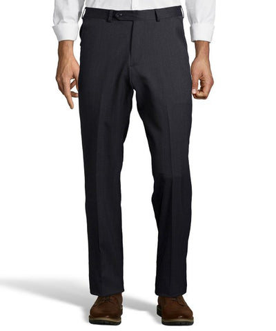 Palm Beach Chairman Charcoal Stripe Plain Front Pant