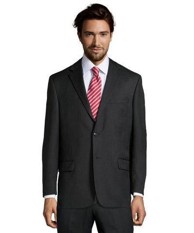 Palm Beach 100% Wool Charcoal Suit Jacket