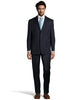 Palm Beach 100% Wool Navy Plain Front Suit Pant