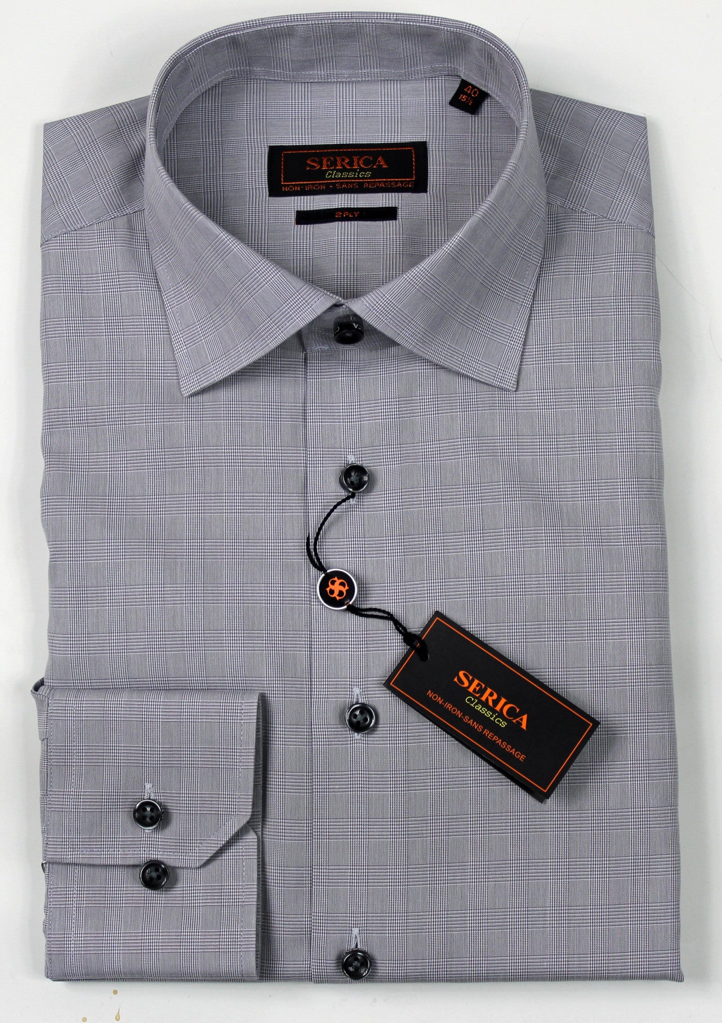 white christmas dresses Elite Dress Shirt E-2562005 – Ted's Clothiers main image 1