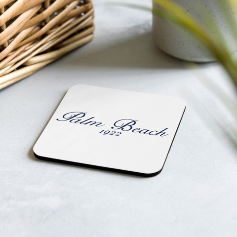 Palm Beach Cork-back Coaster