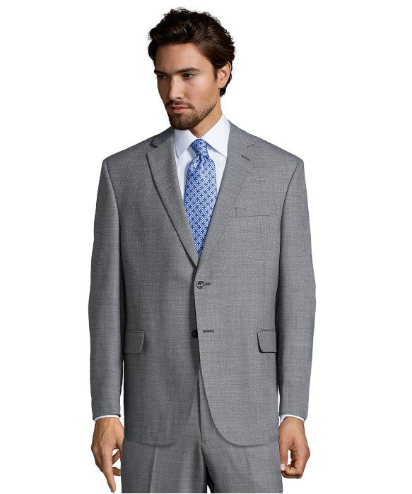 Palm Beach Chairman Grey Sharkskin Suit Jacket | Blue Lion Men's Apparel