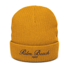 Palm Beach Ribbed Knit Beanie